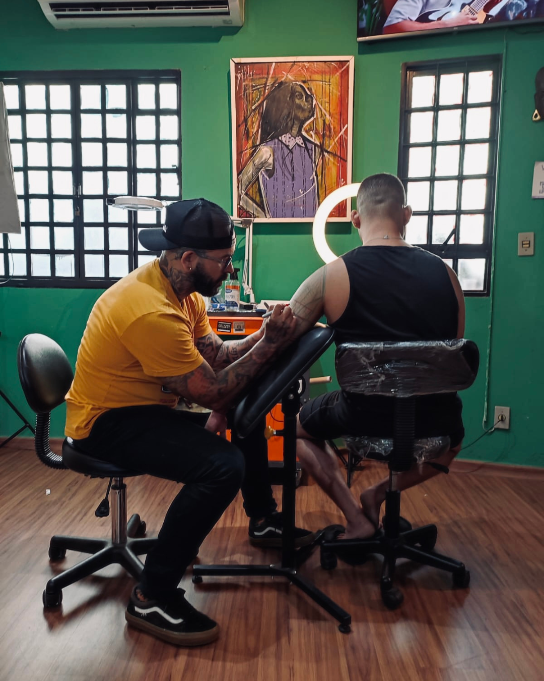 Rodrigonez no ateliê